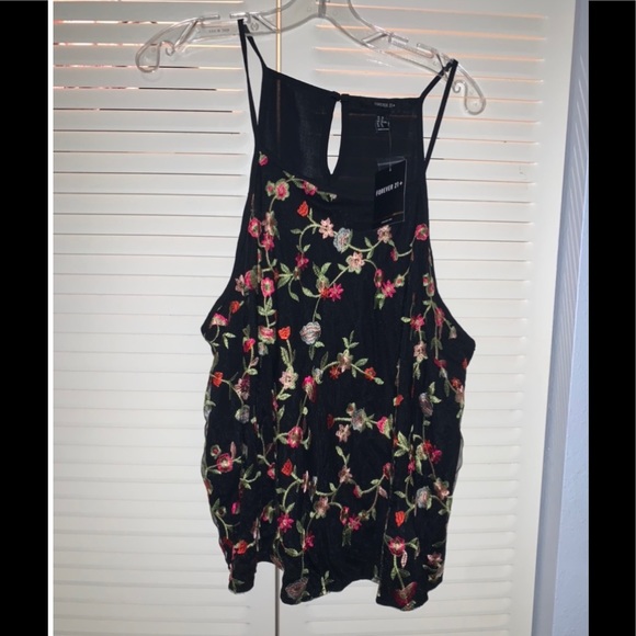 Forever21 floral tank - Picture 1 of 1